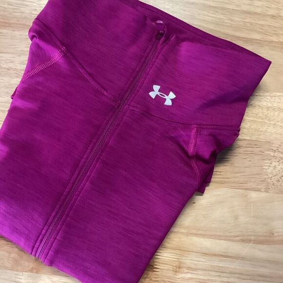 EUC Ladies Under Armour‎ Performance 1/4 Zip Pullover- Magenta Pink- Medium - Picture 1 of 7